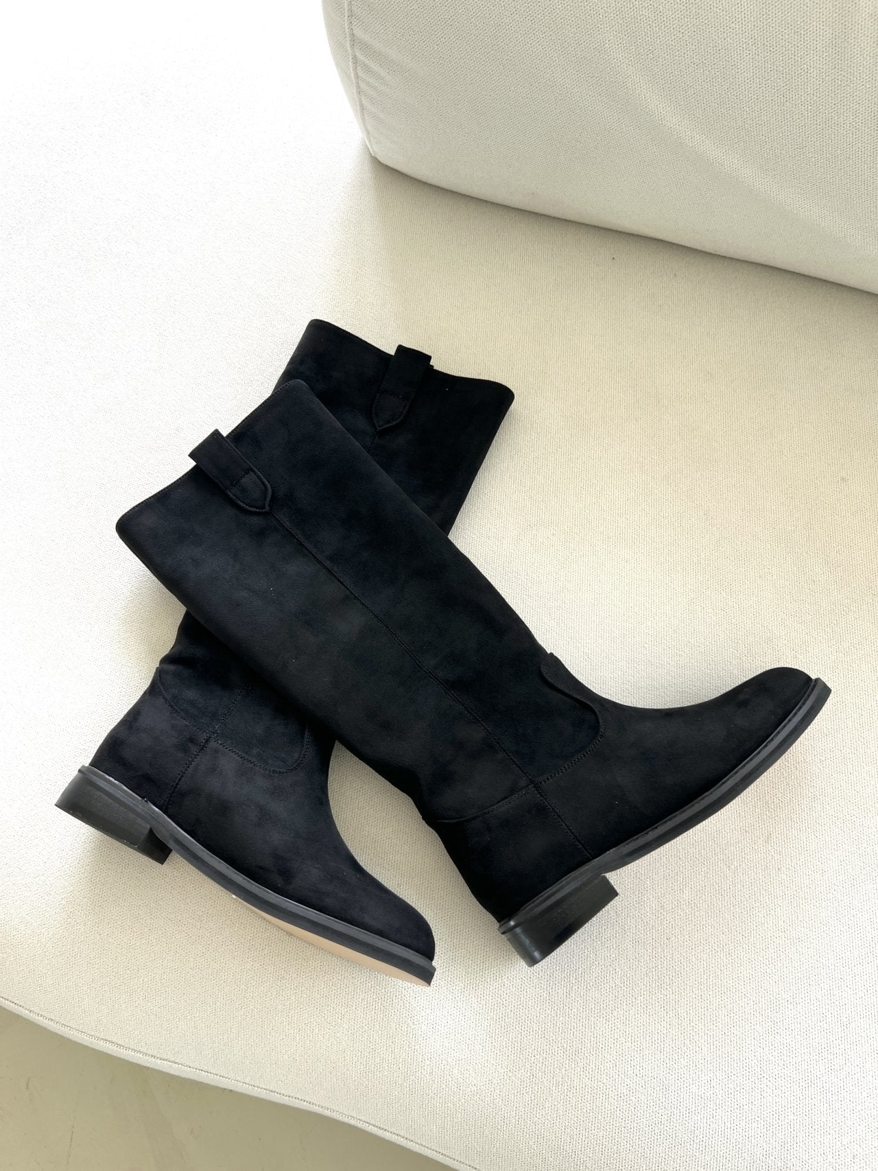 Suede Bezo Long Boots-2col