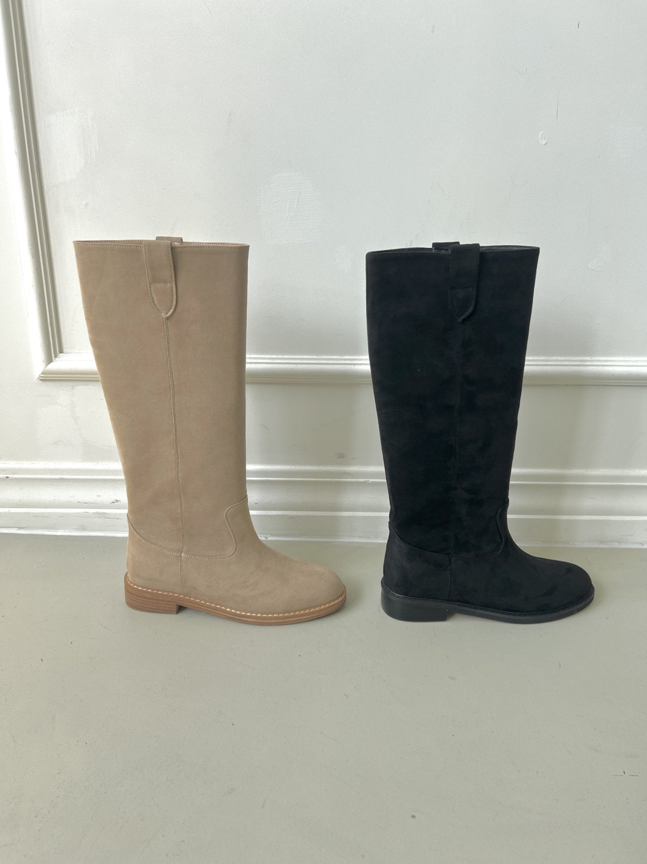 Suede Bezo Long Boots-2col