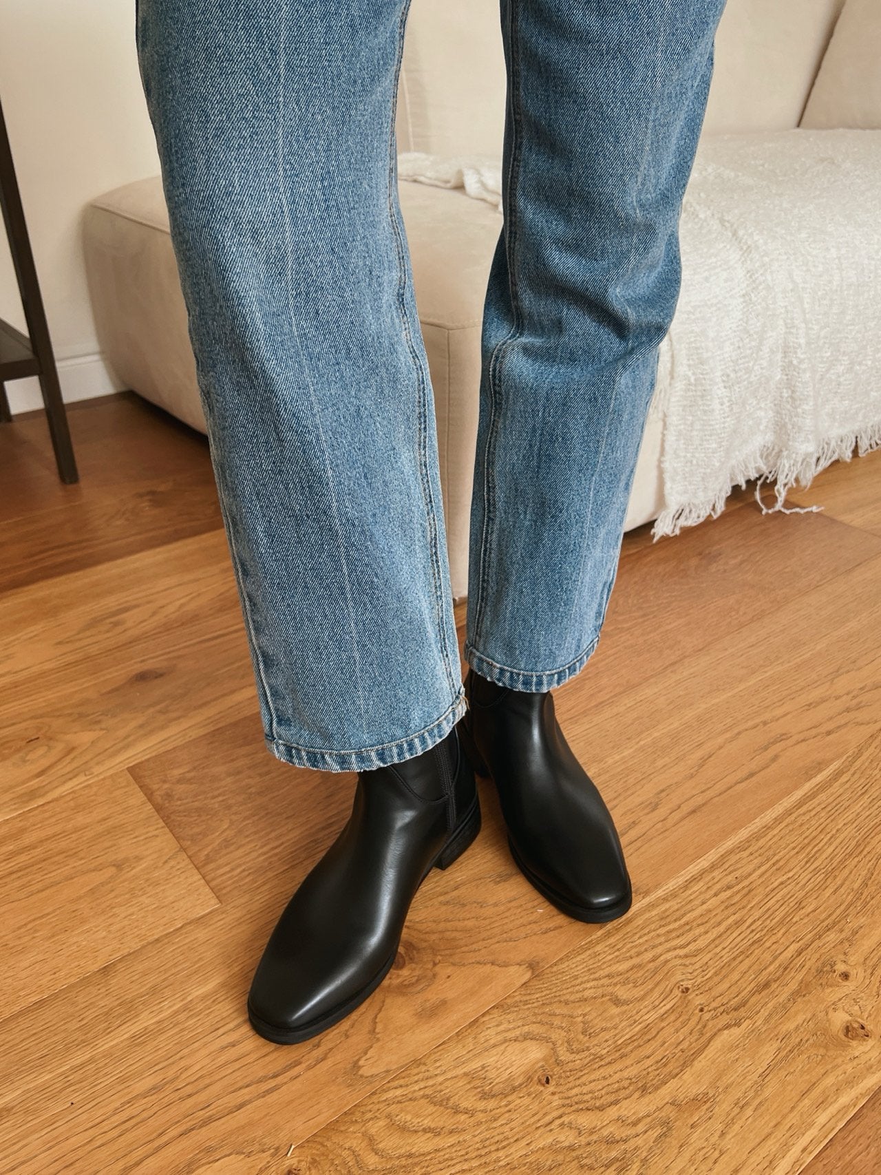 Rectangle Belt Ankle Boots