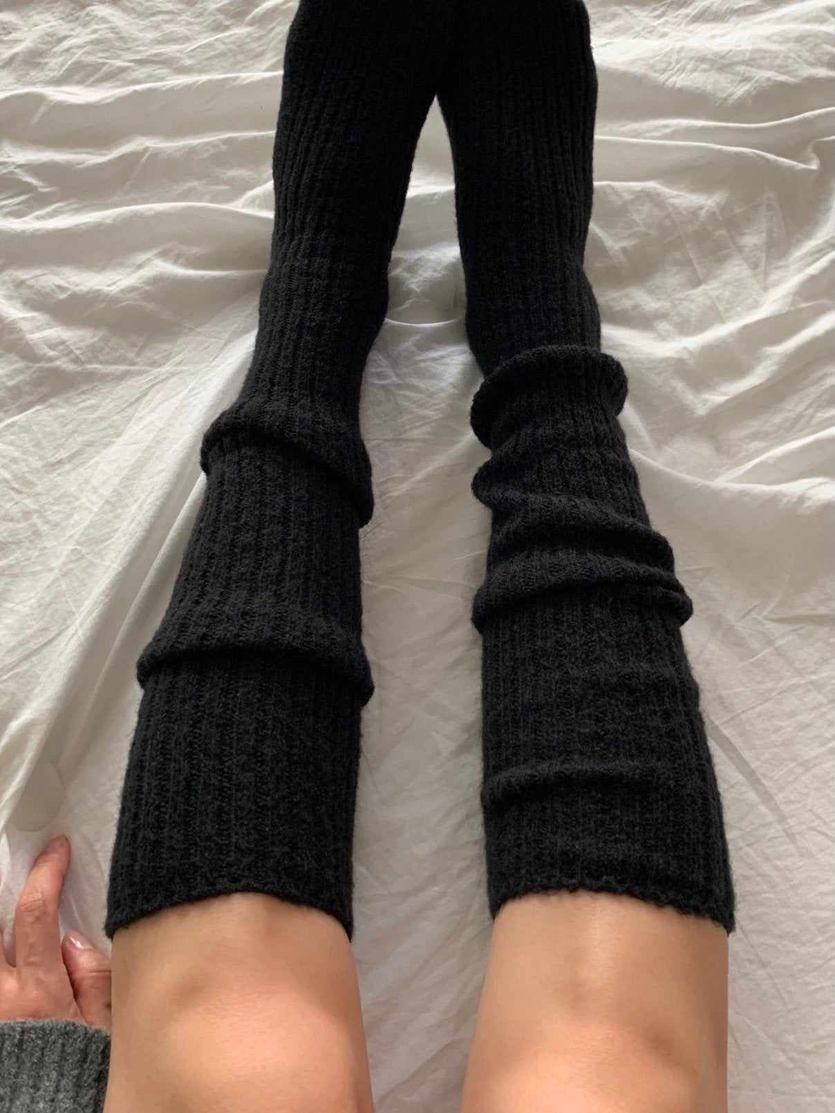 wool rib socks