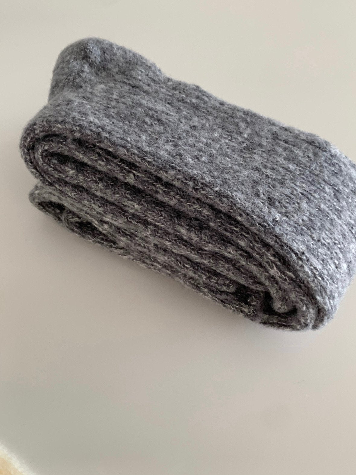 wool rib socks