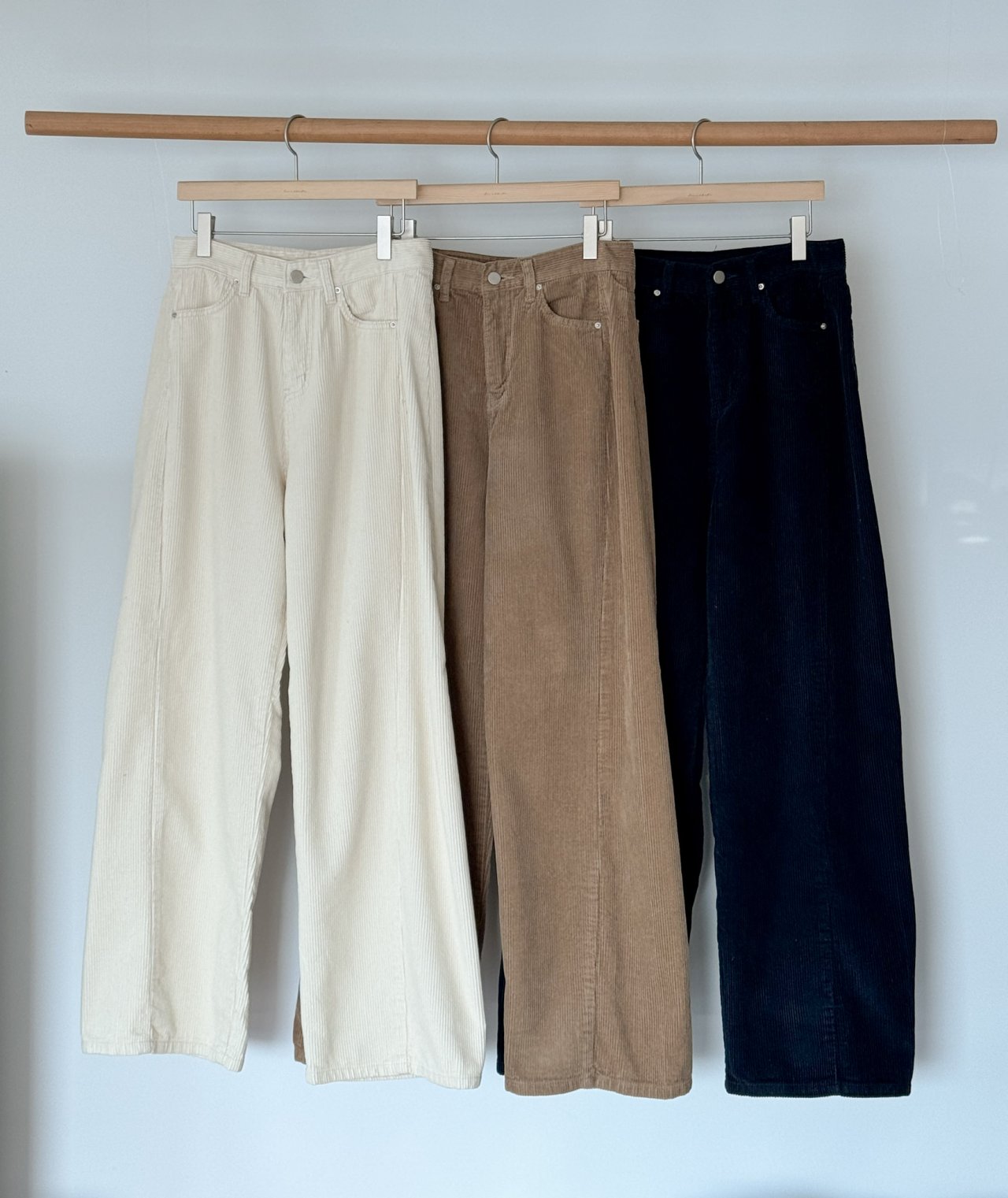 Maple corduroy pants-3col