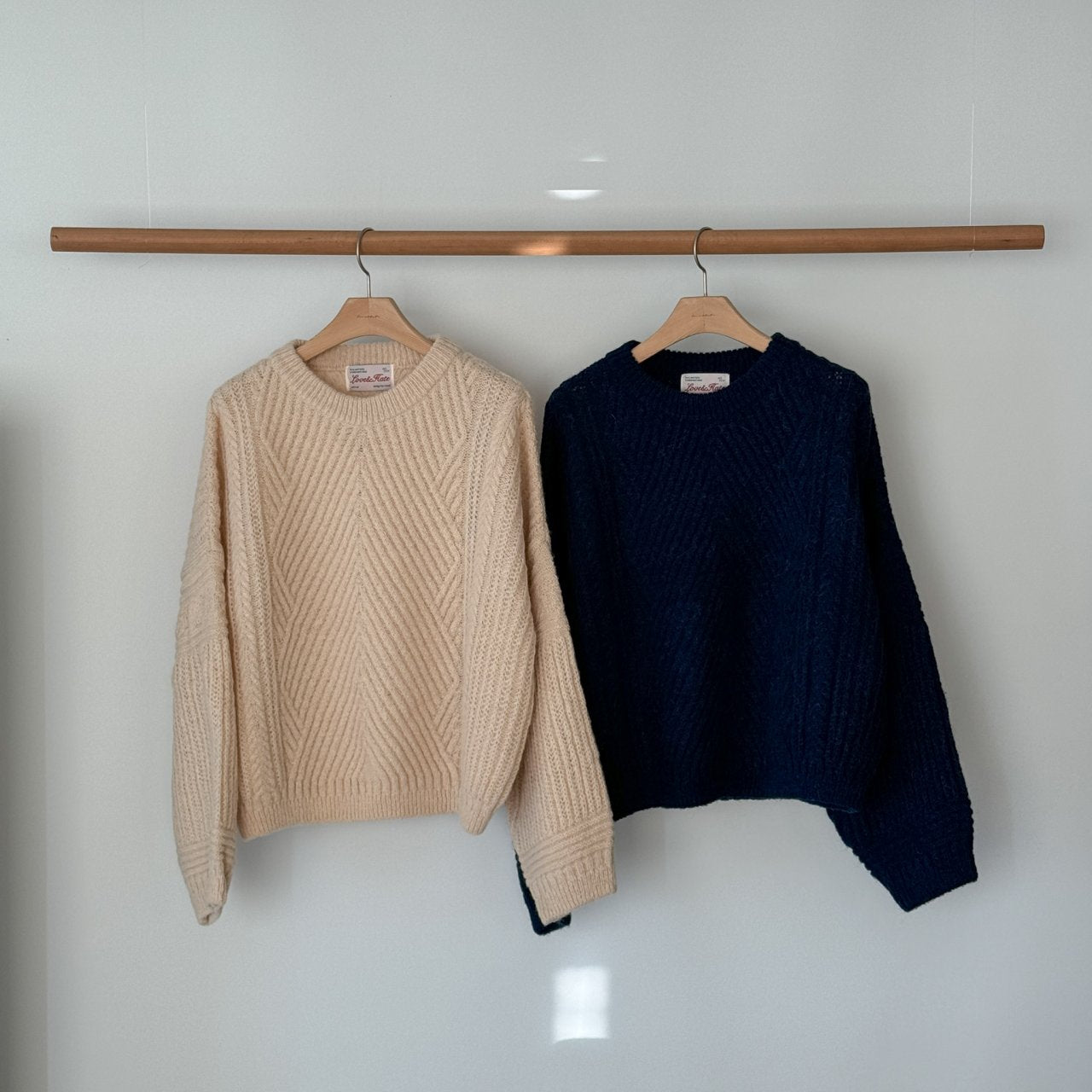 alpaca oblique knit-2col