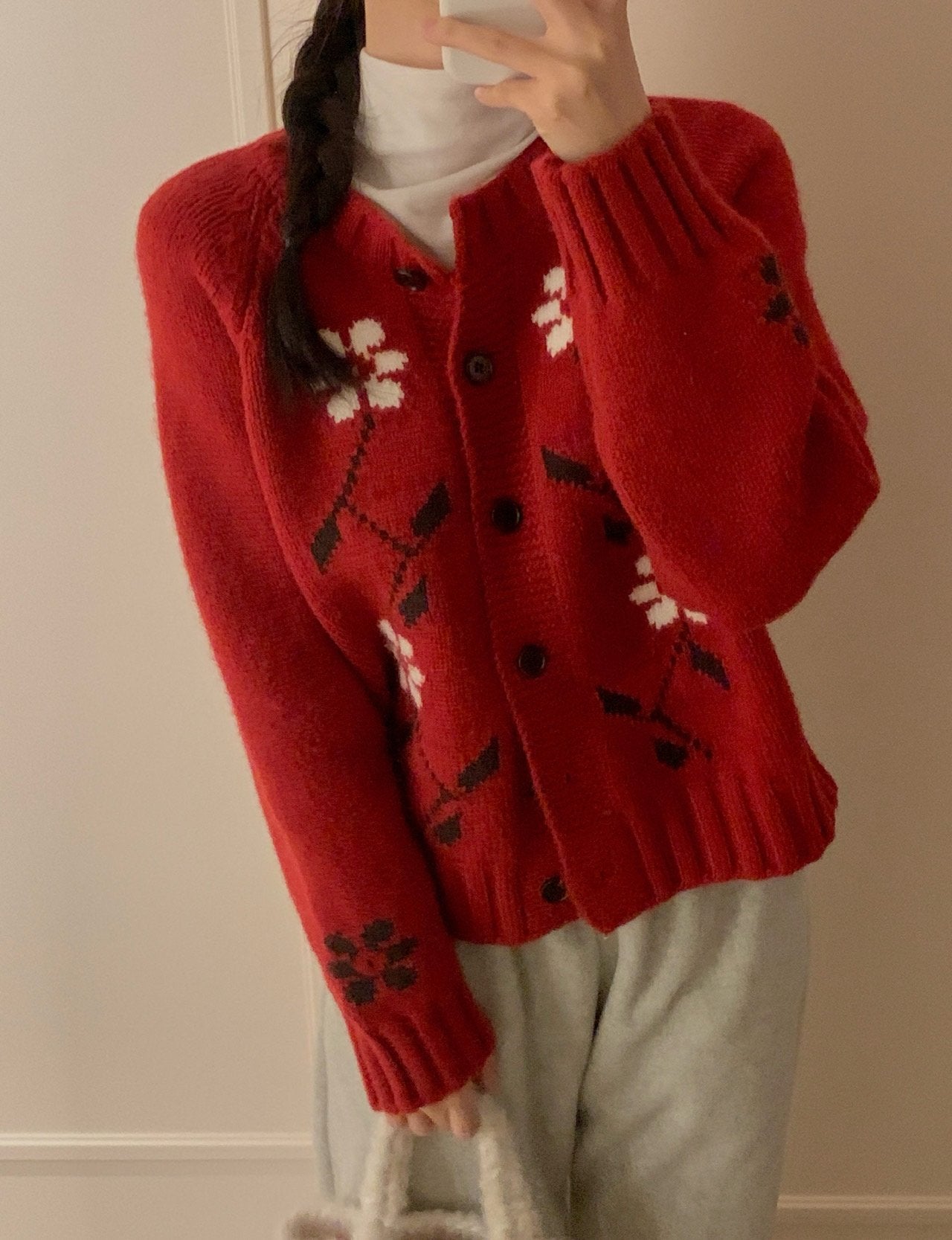 vintage cardigan-2col