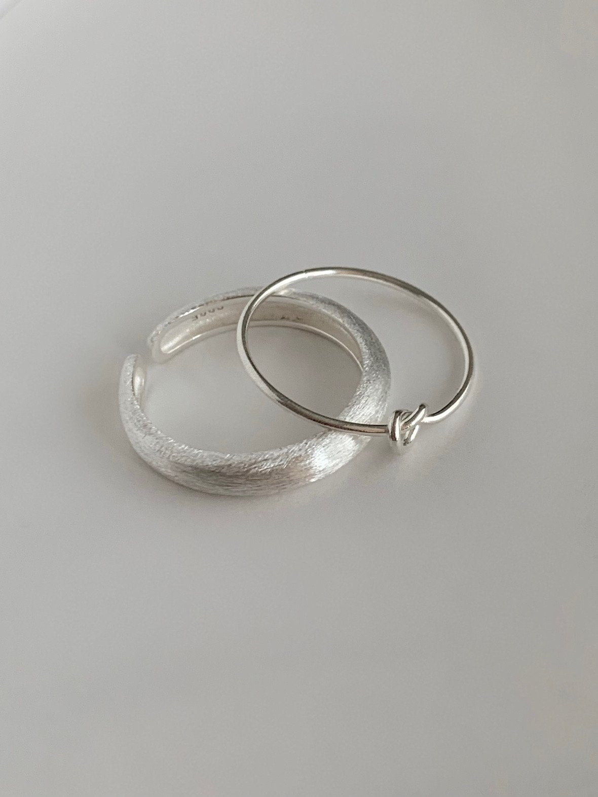 Matte Simple Open Ring