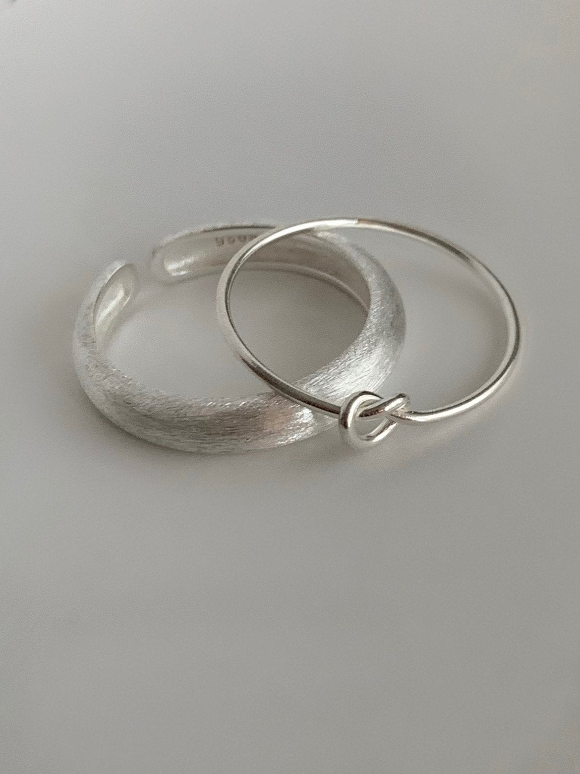 Matte Simple Open Ring