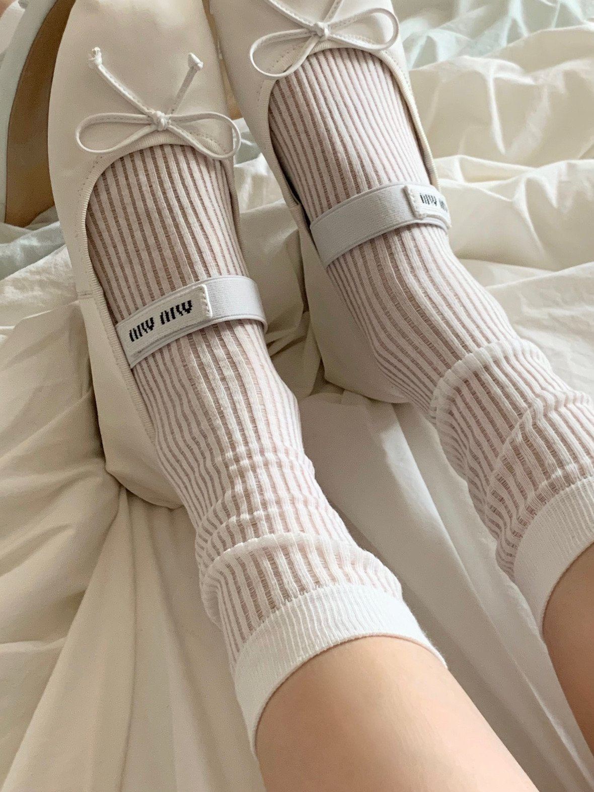 middle see-through socks-4col