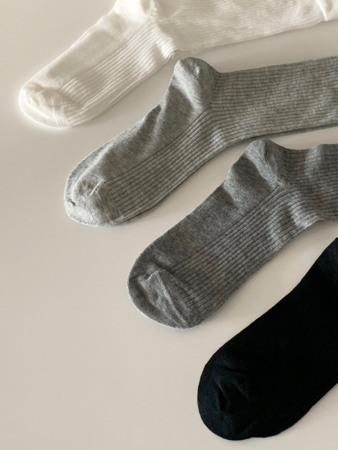 middle see-through socks-4col