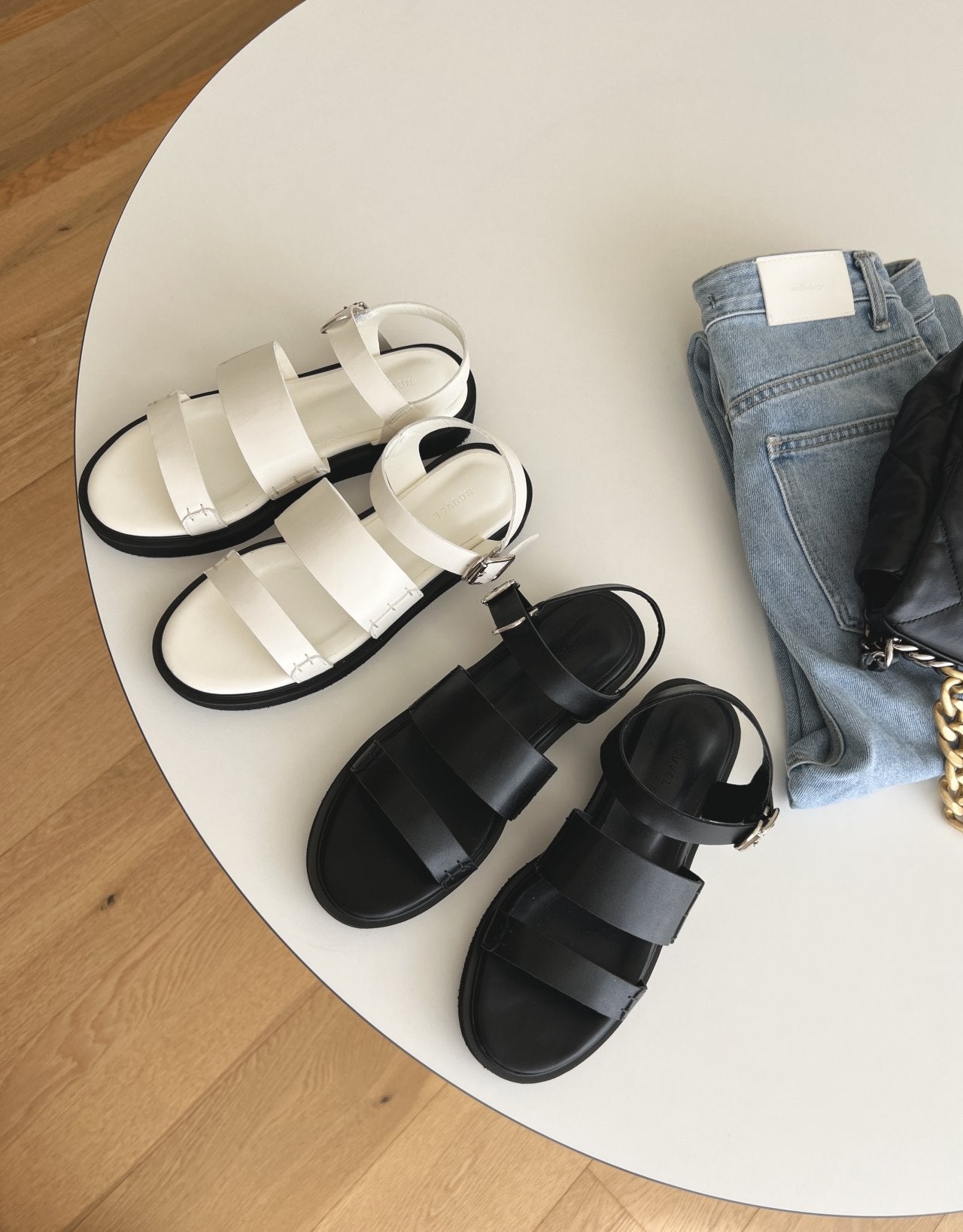 Soft Stitch Whole-Hoof Sandals