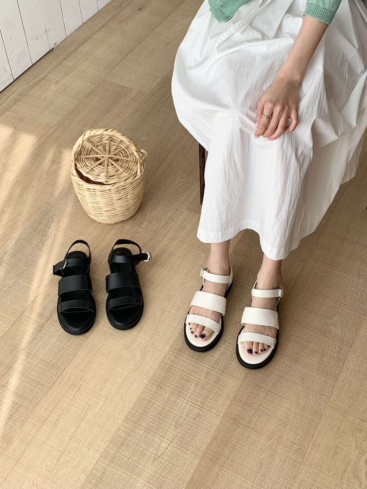 Soft Stitch Whole-Hoof Sandals