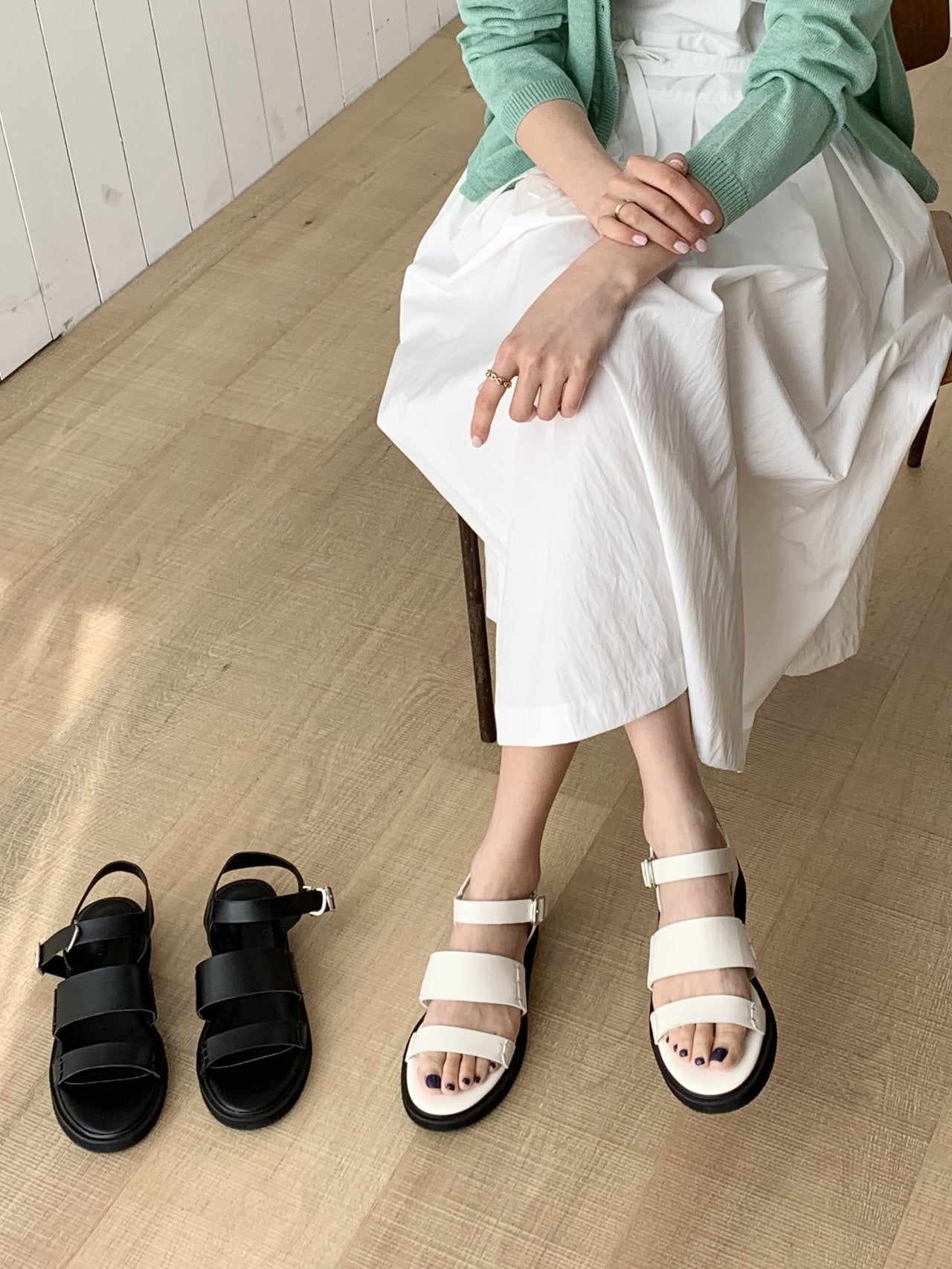 Soft Stitch Whole-Hoof Sandals