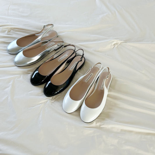 Round Mary Jane sandals
