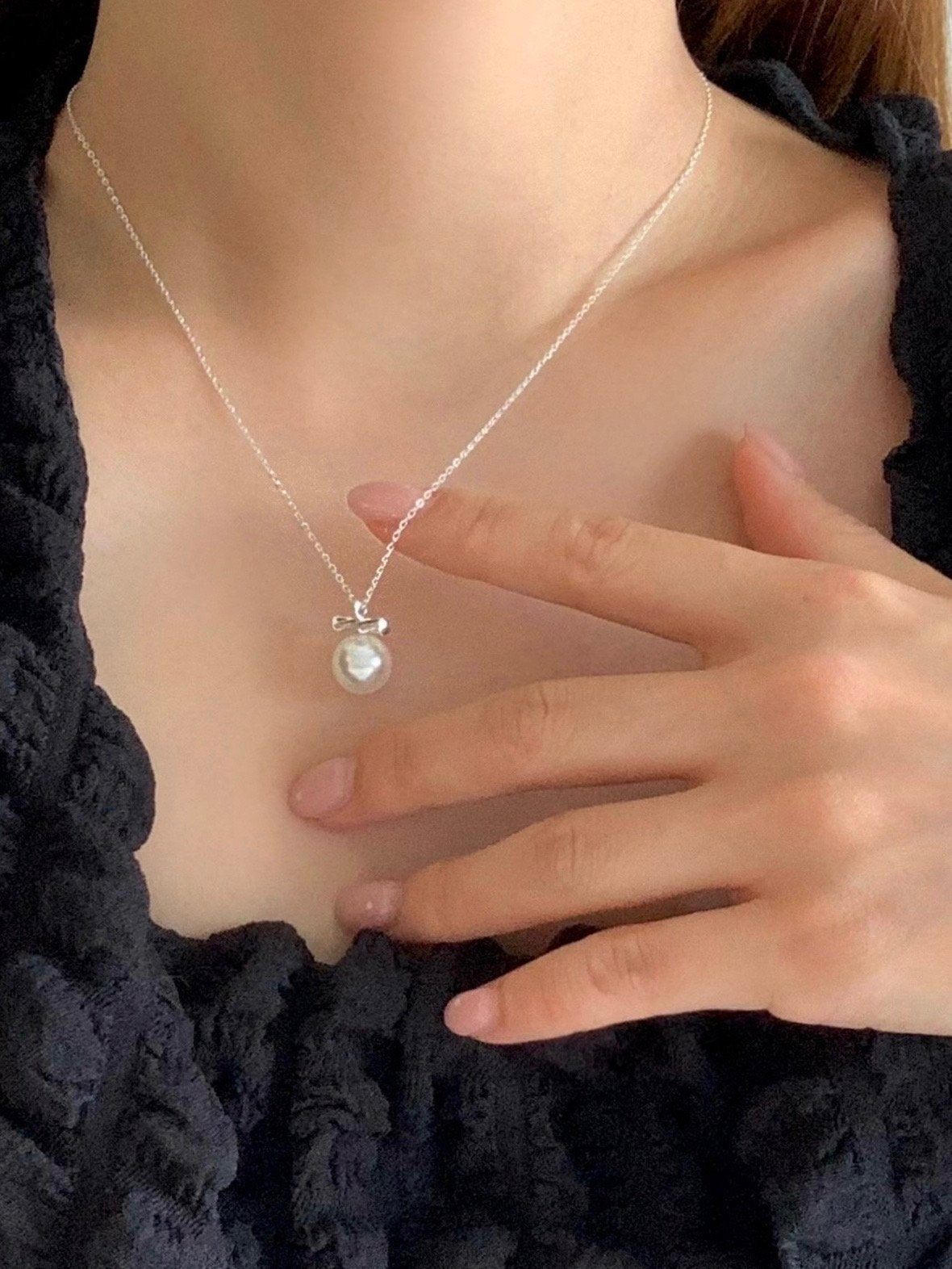 Candy Big Pearl Necklace