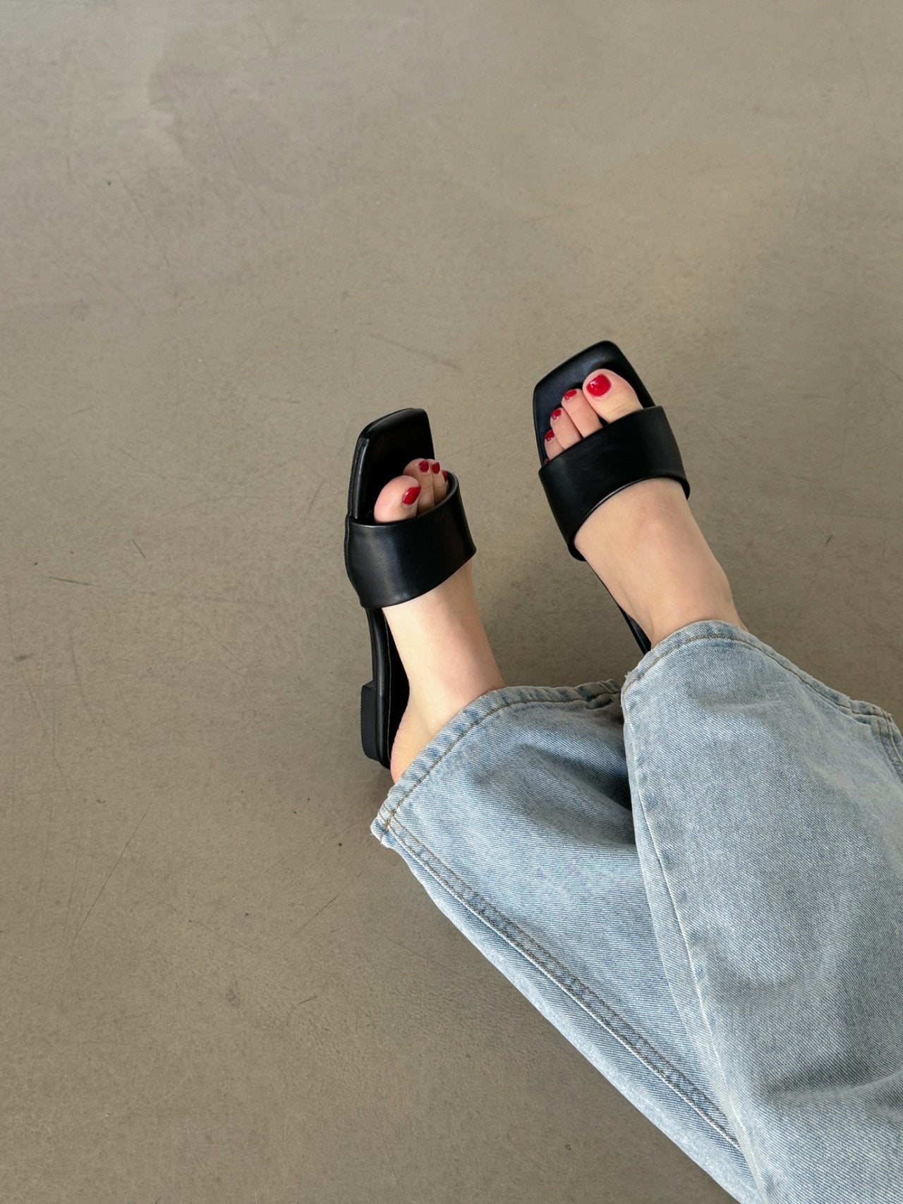 Flat Basic Slider Slippers
