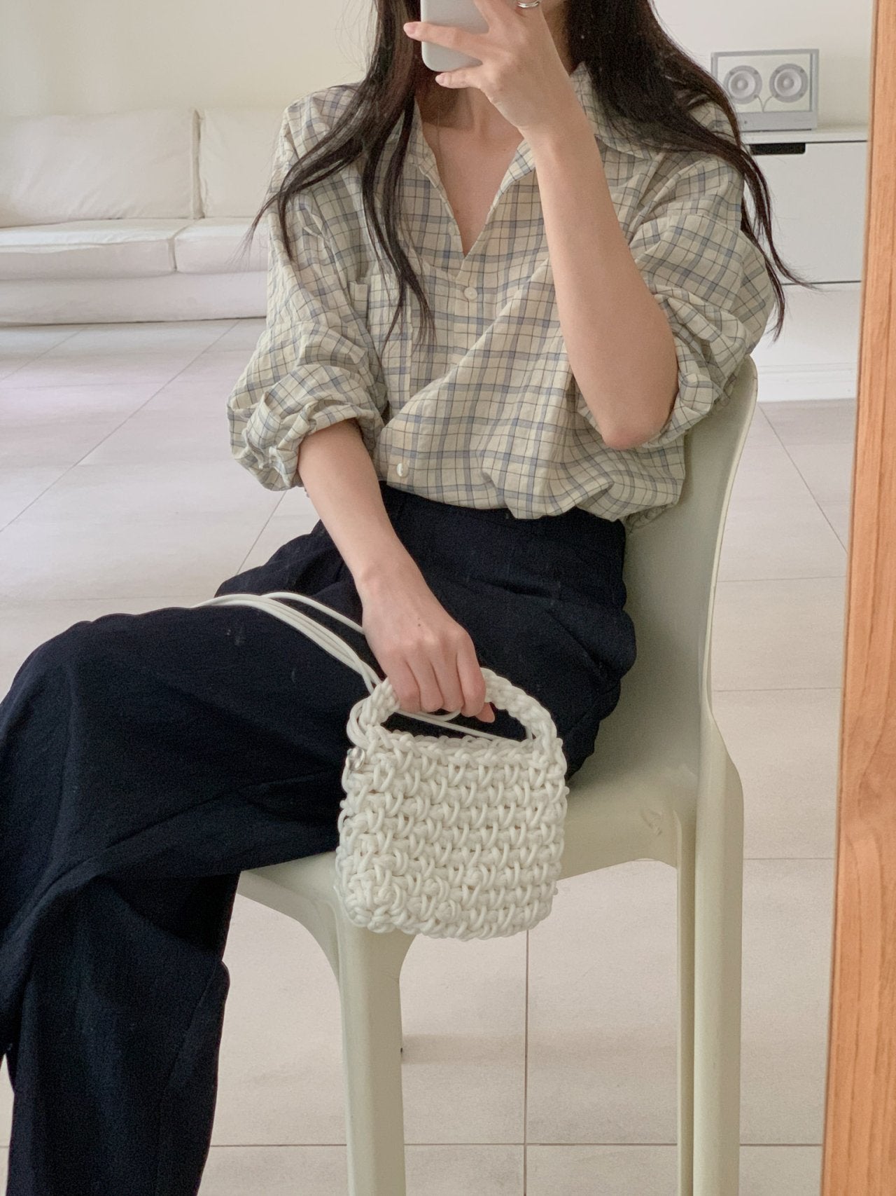 Today check shirt-3col