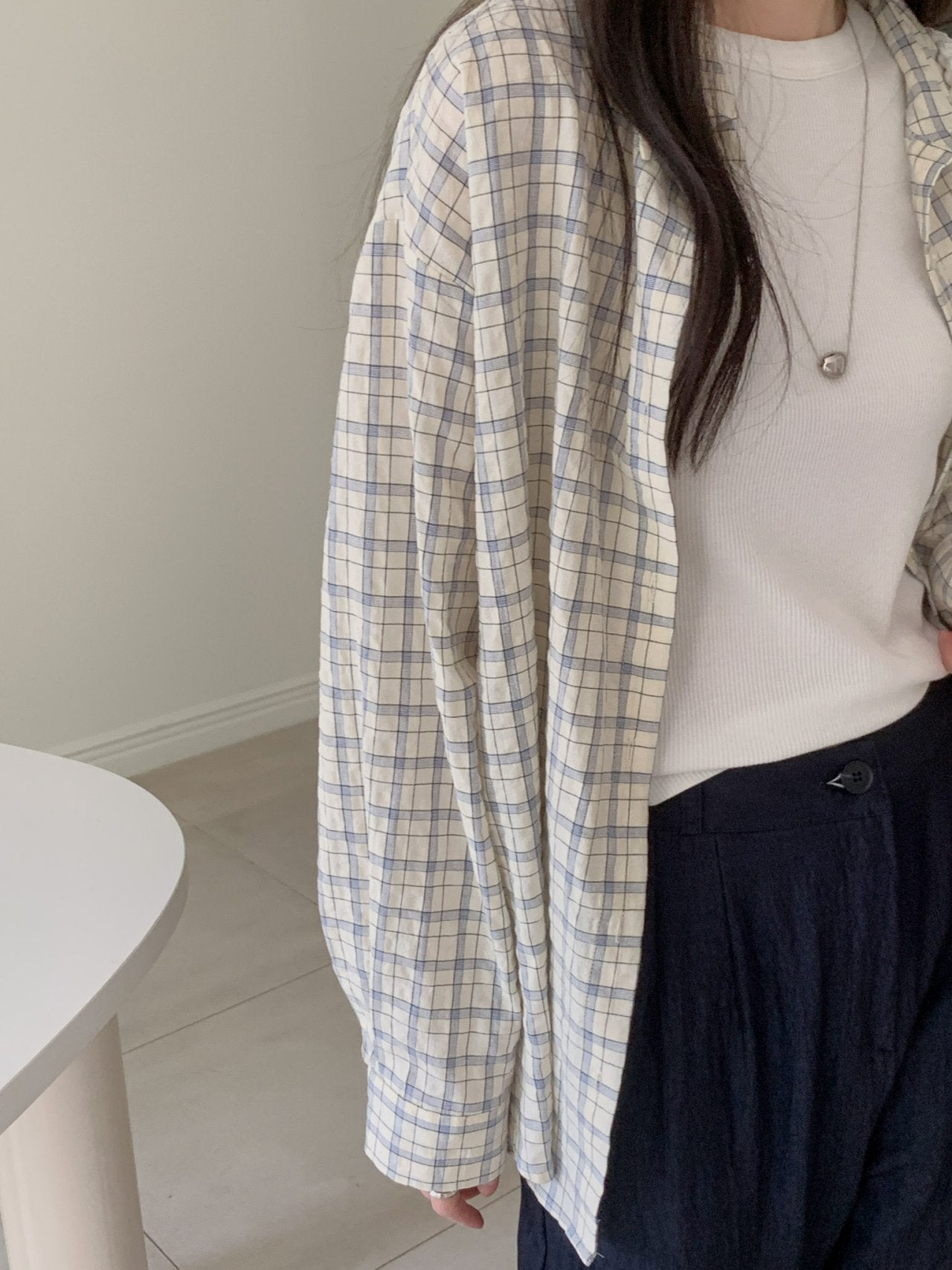 Today check shirt-3col