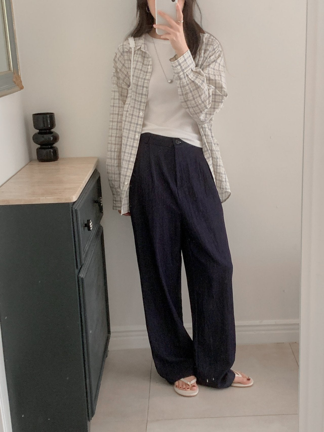 Today check shirt-3col