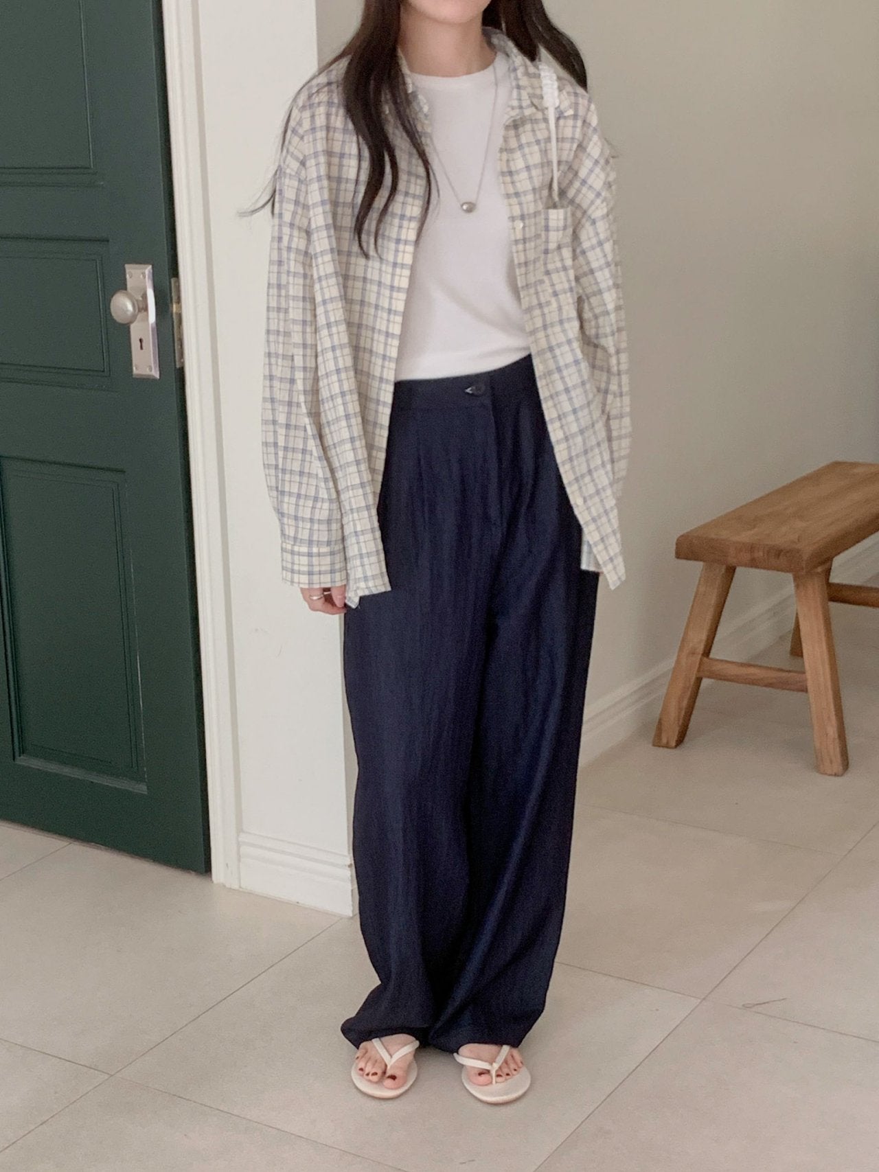 Today check shirt-3col
