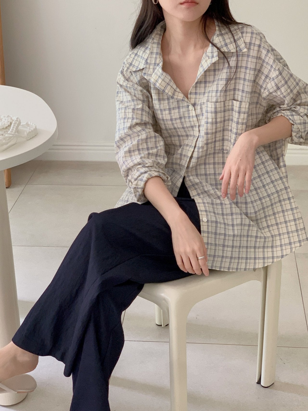 Today check shirt-3col