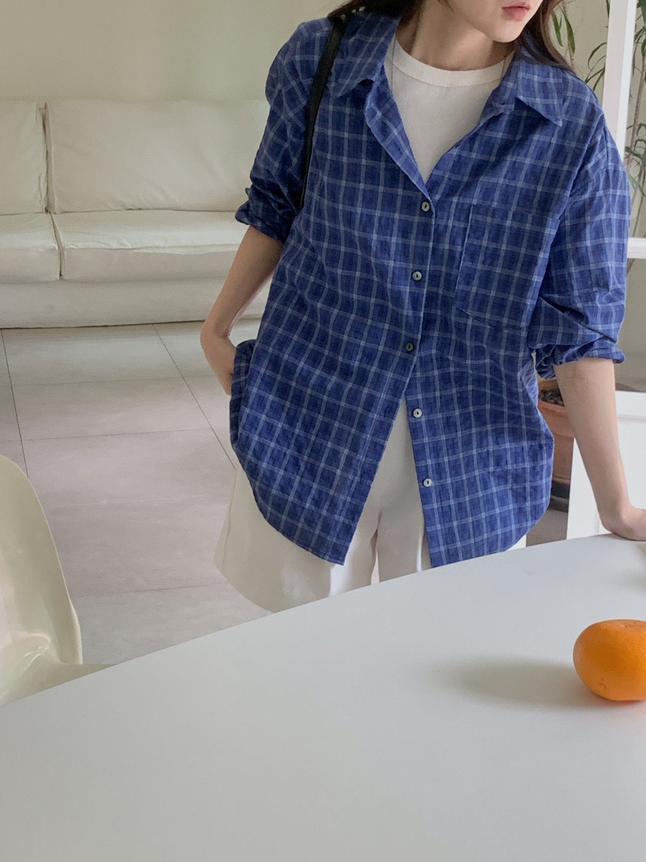 Today check shirt-3col