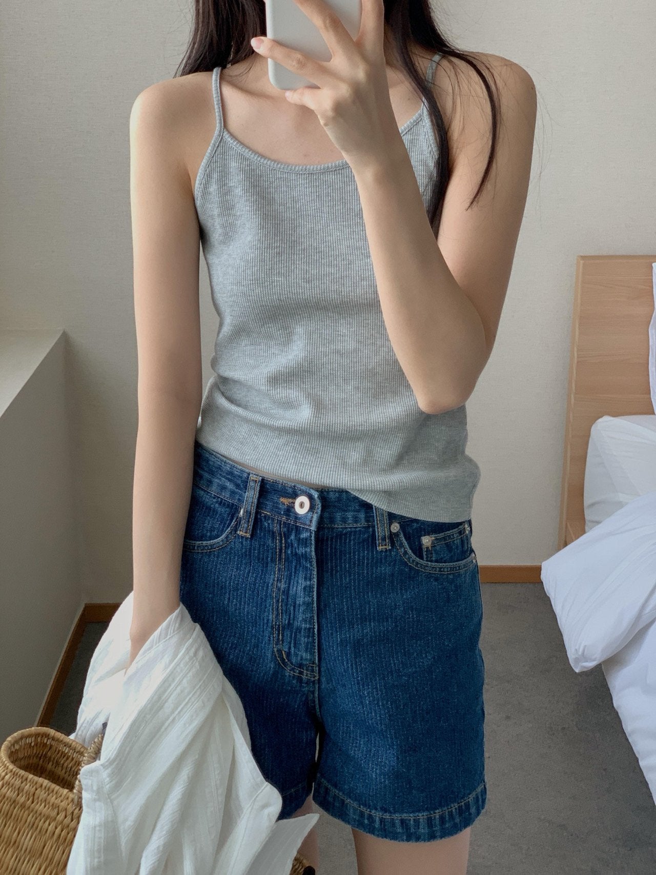 Waffle sleeveless-4col