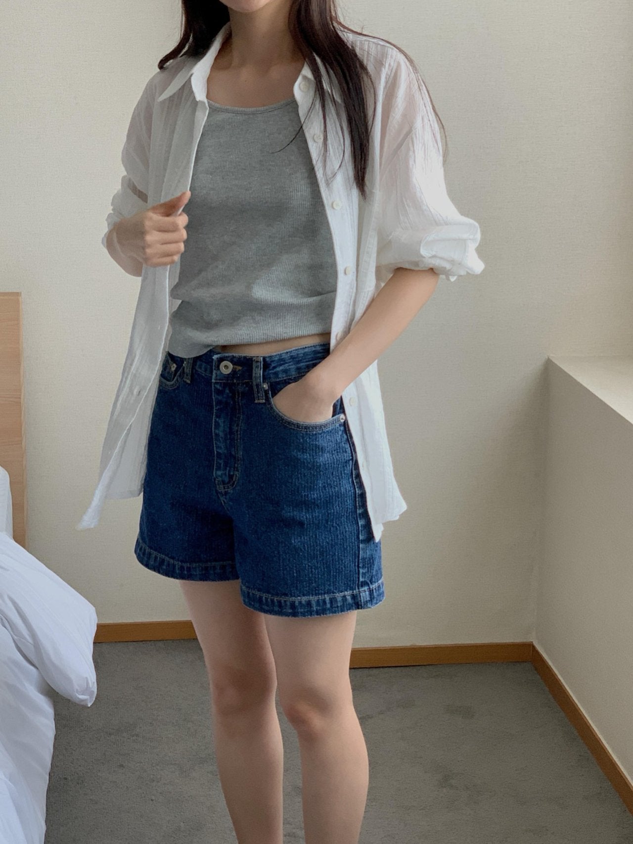 Waffle sleeveless-4col