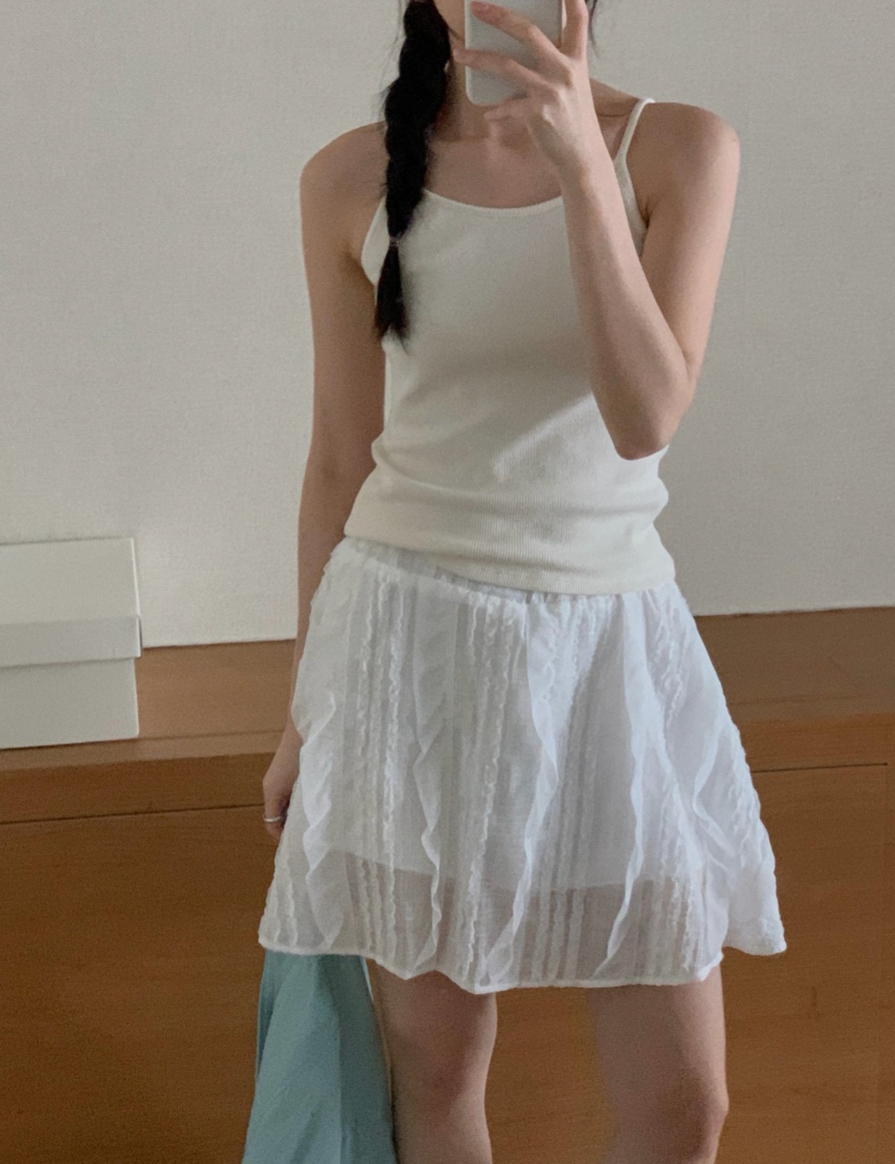 Waffle sleeveless-4col