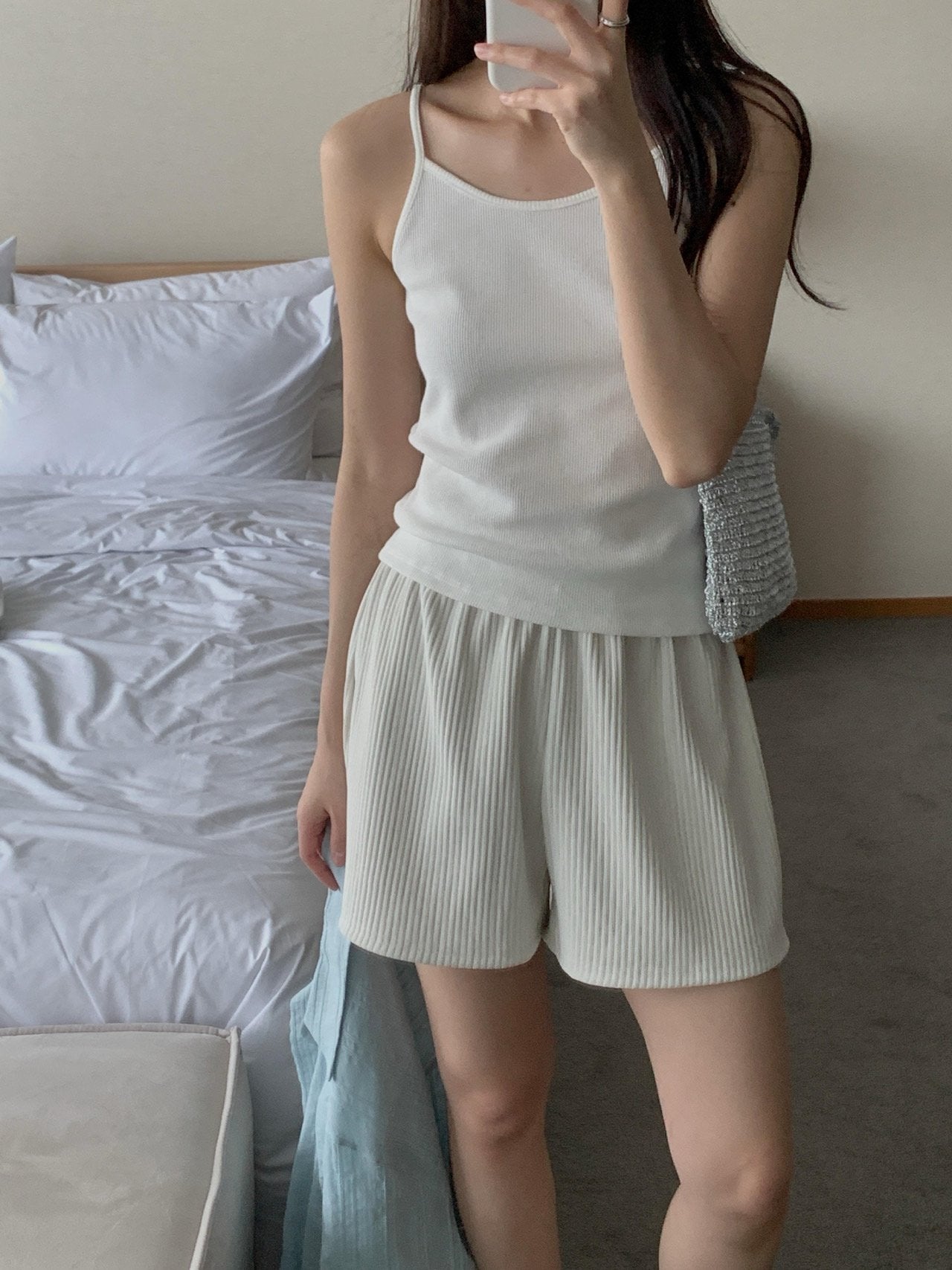 Waffle sleeveless-4col