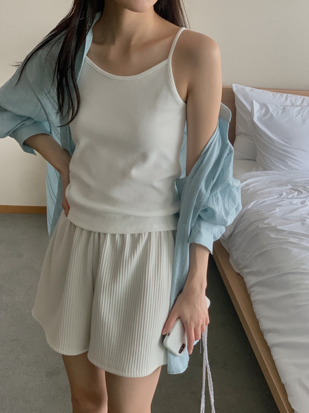Waffle sleeveless-4col
