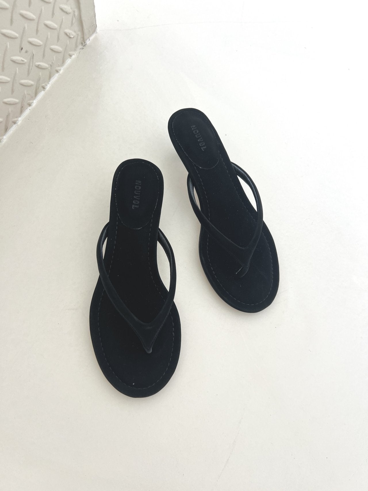 3cm suede sandals