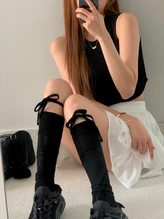 ribbon socks-3col