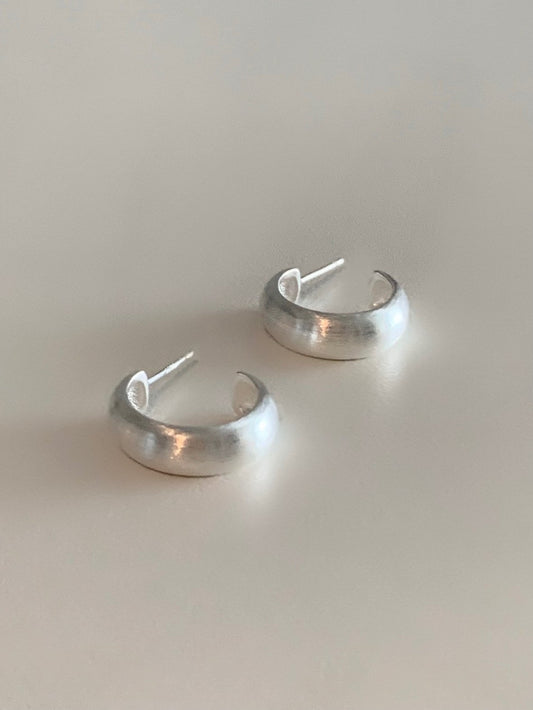 Matte Bold Curve Earrings