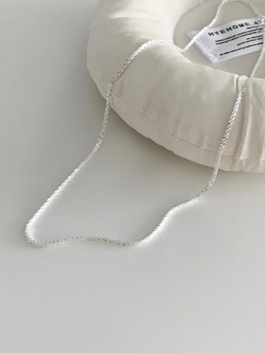 glitter chain necklace