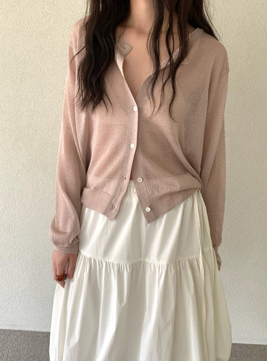 deondo metal veil cardigan-3col