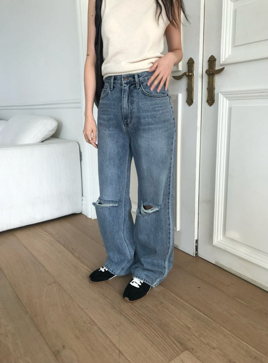 deondo destroyed denim