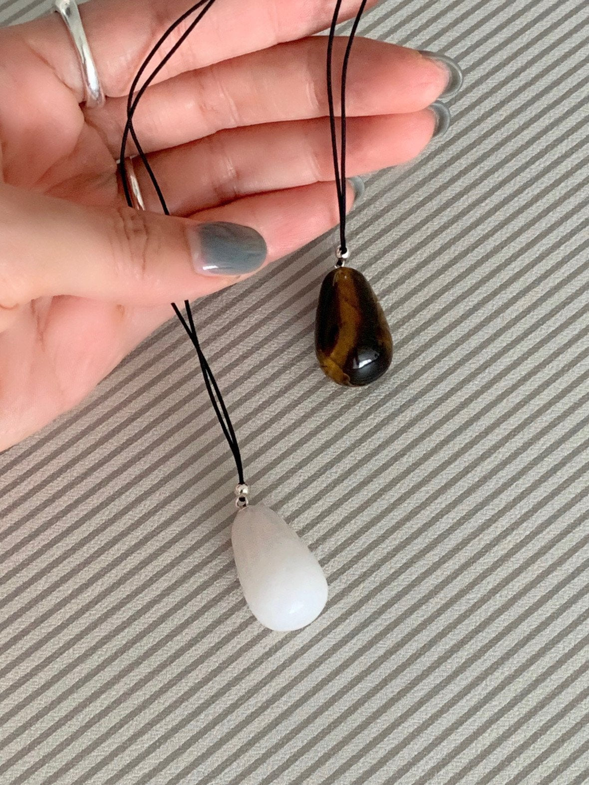 Waterdrop long necklace