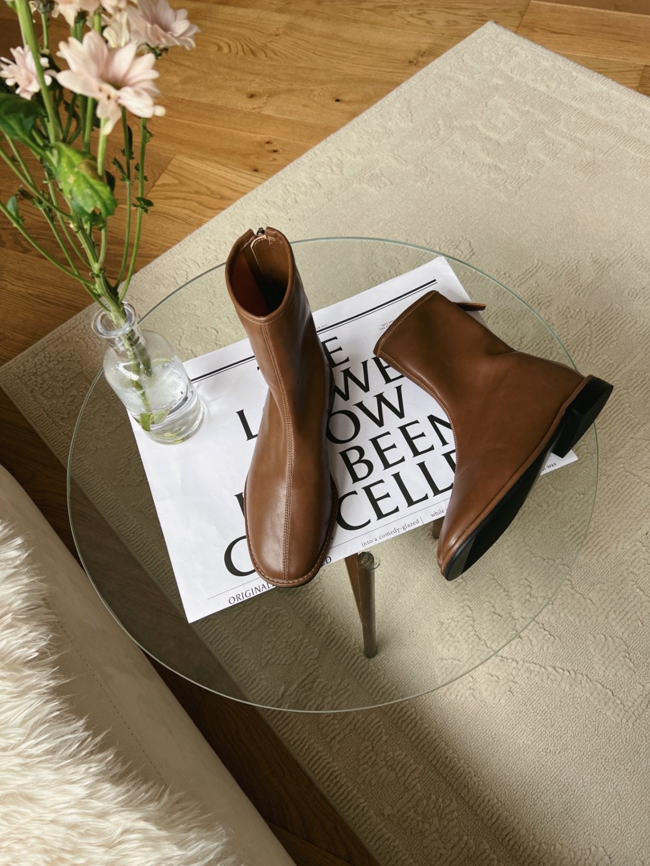 Madeleine stitch ankle boots-2col