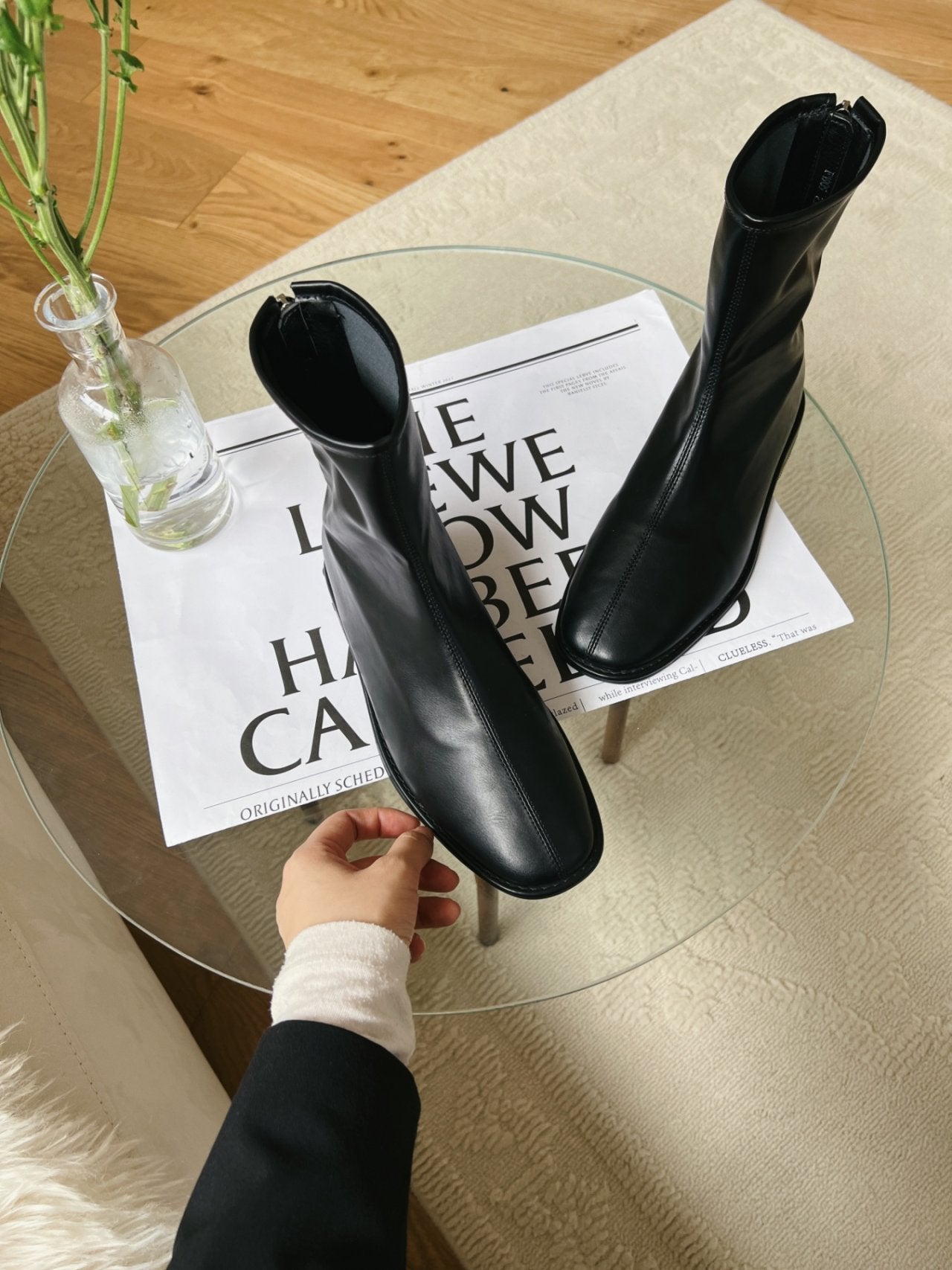 Madeleine stitch ankle boots-2col