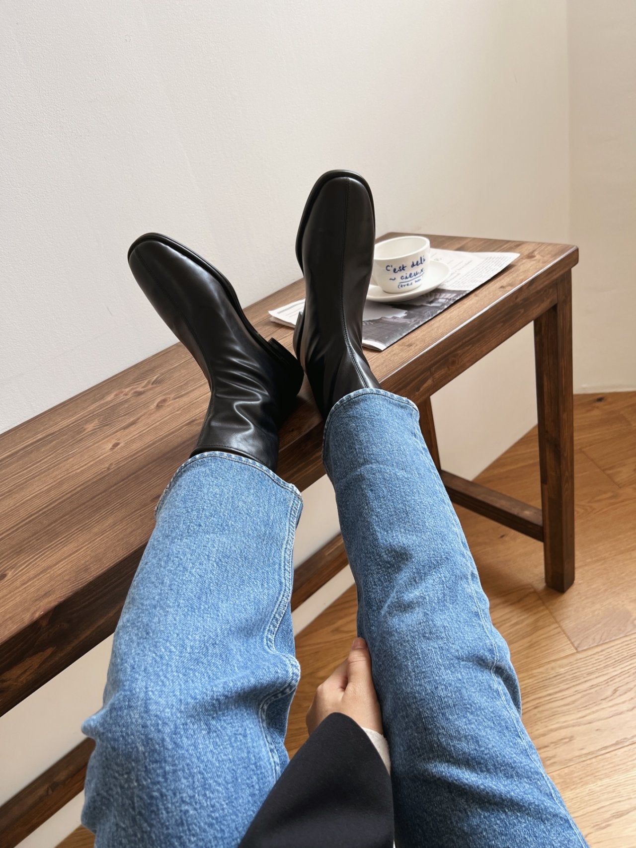 Madeleine stitch ankle boots-2col