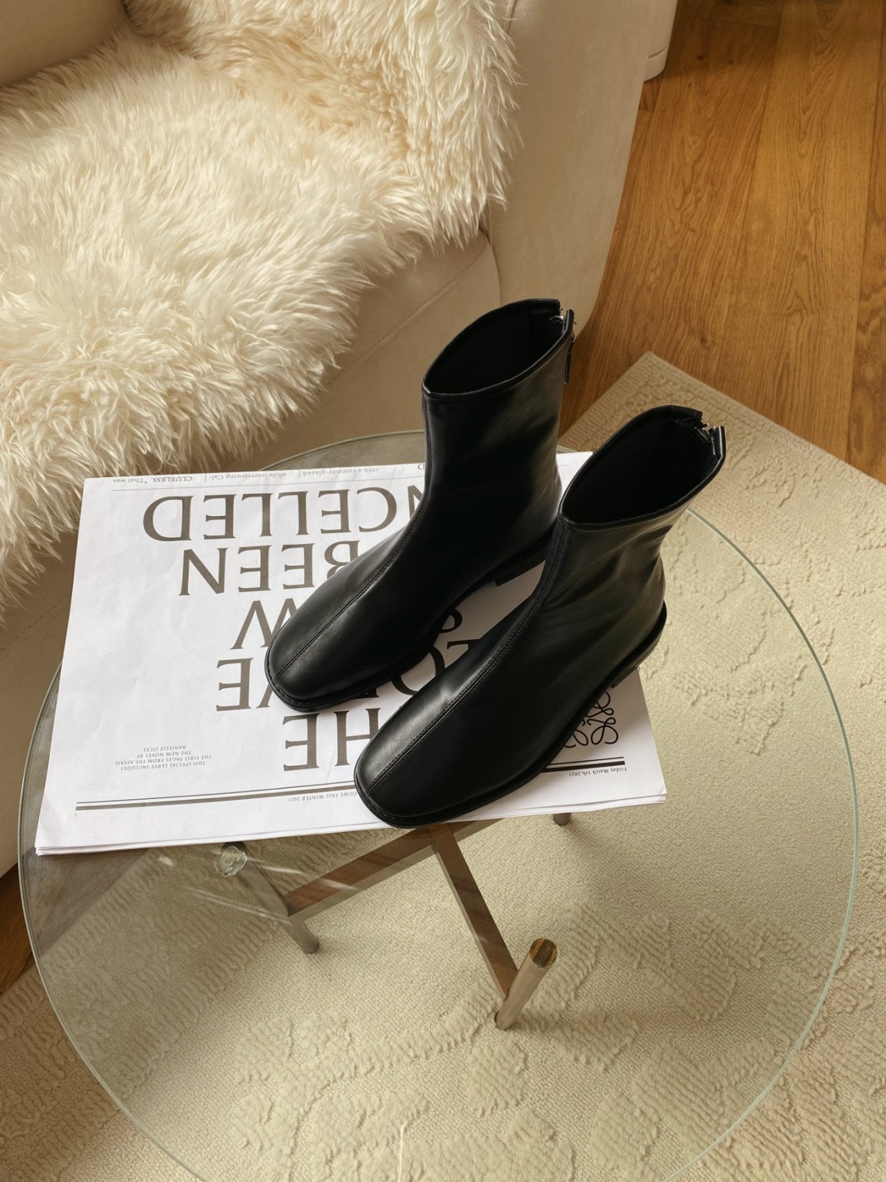 Madeleine stitch ankle boots-2col