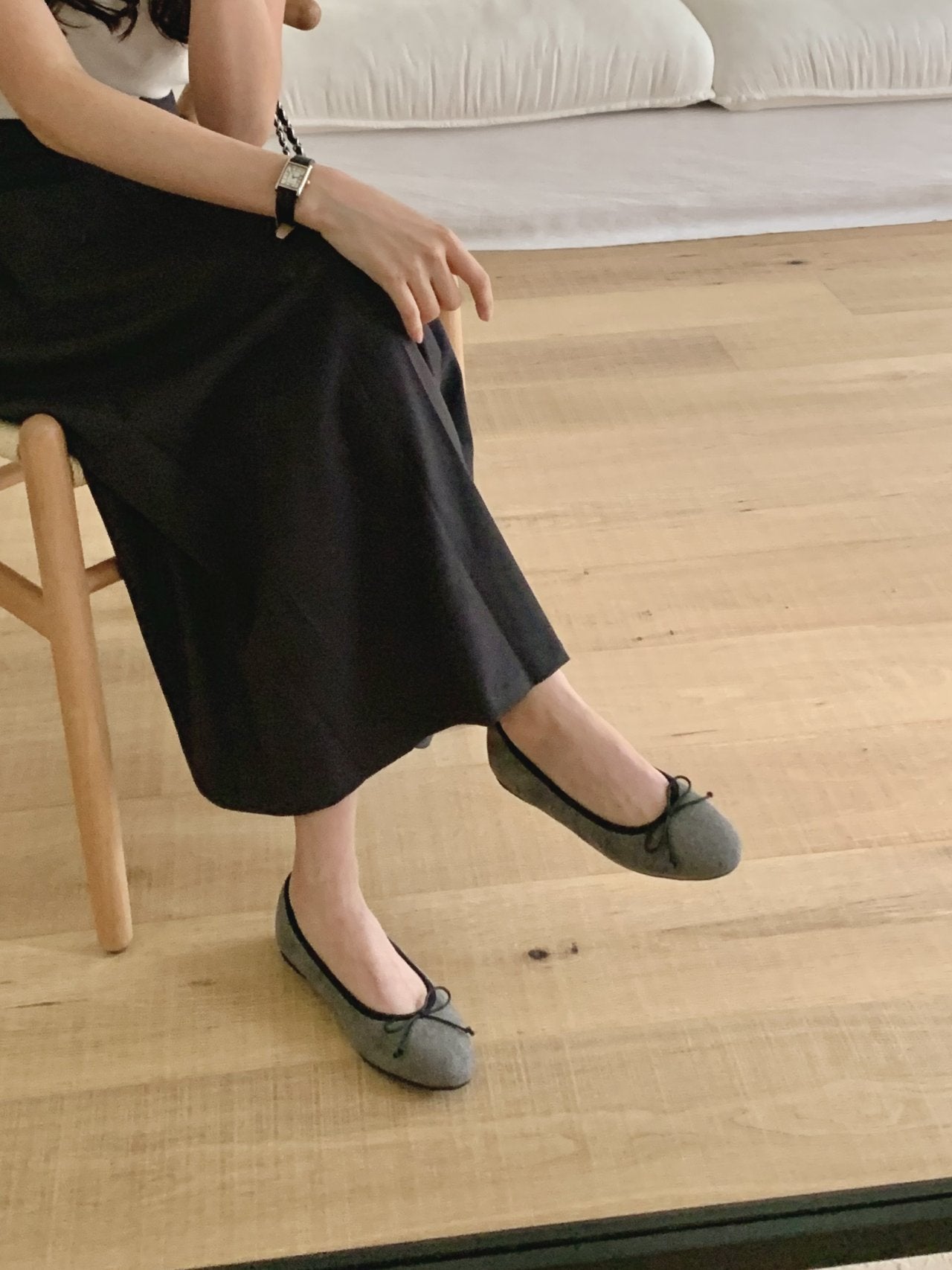 crumpled ribbon flat