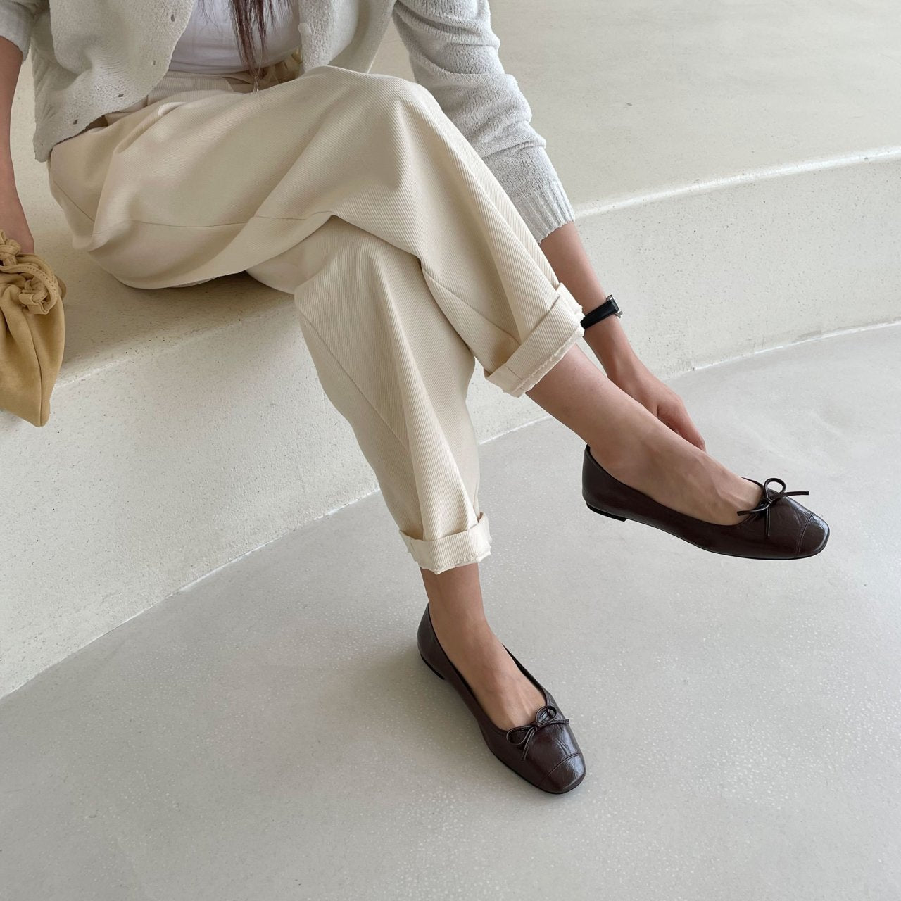 sol autumn ribbon flat