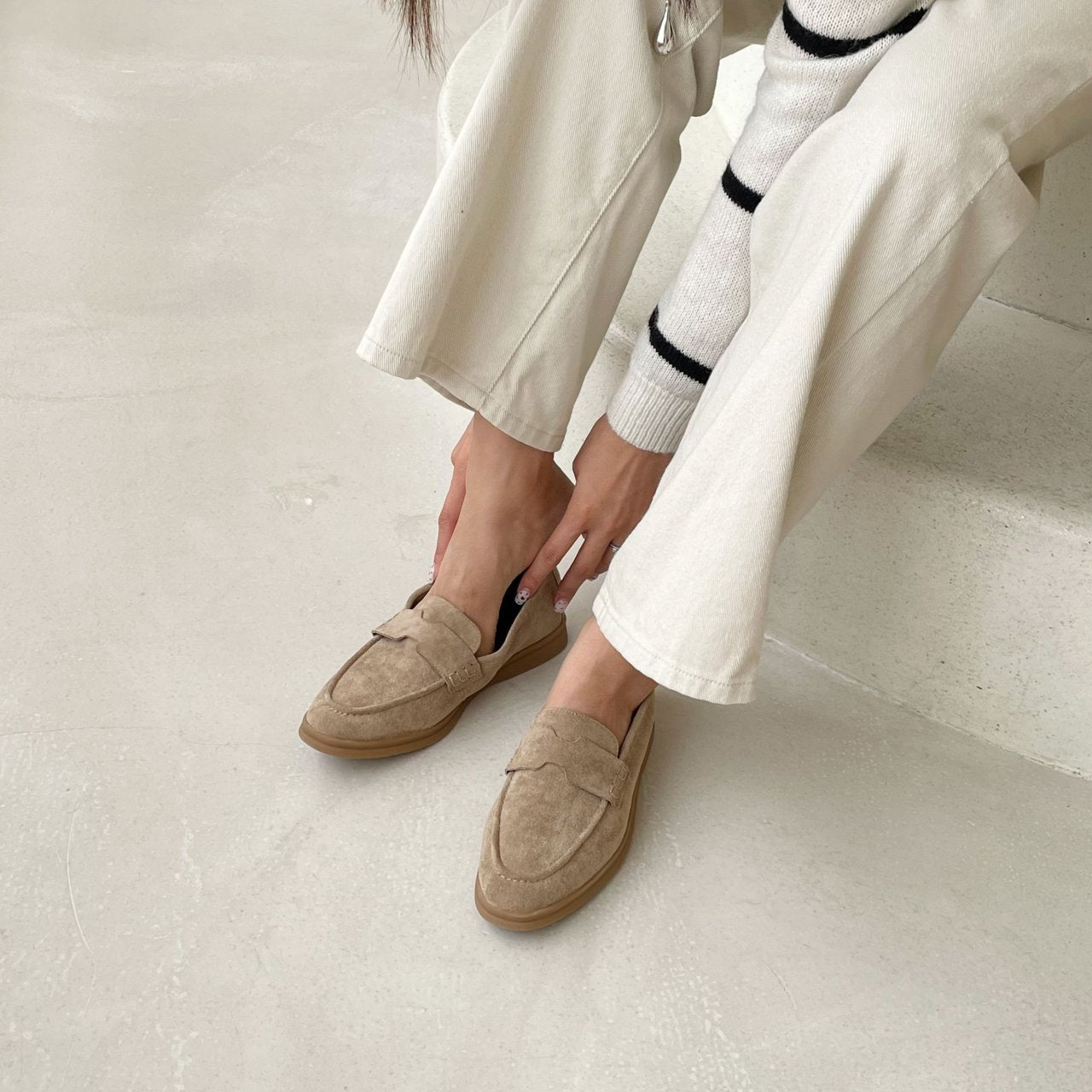 sol Daily suede loafers