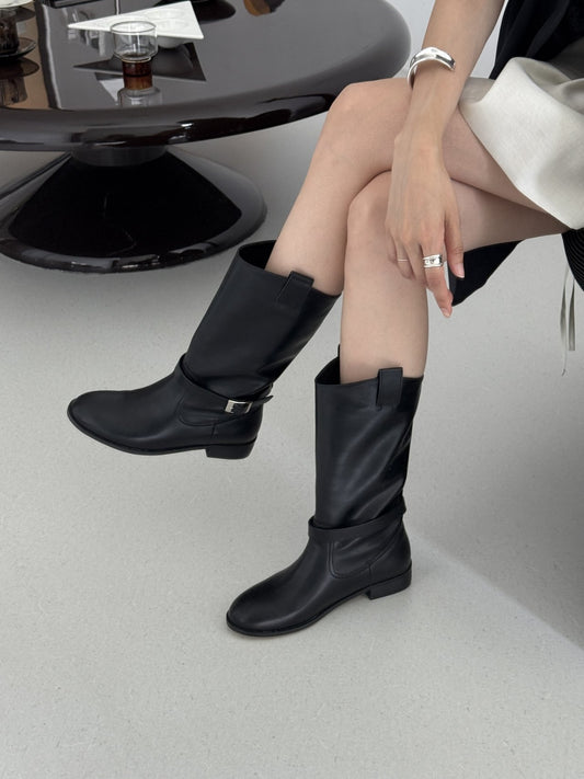 Western Classic Middle Boots