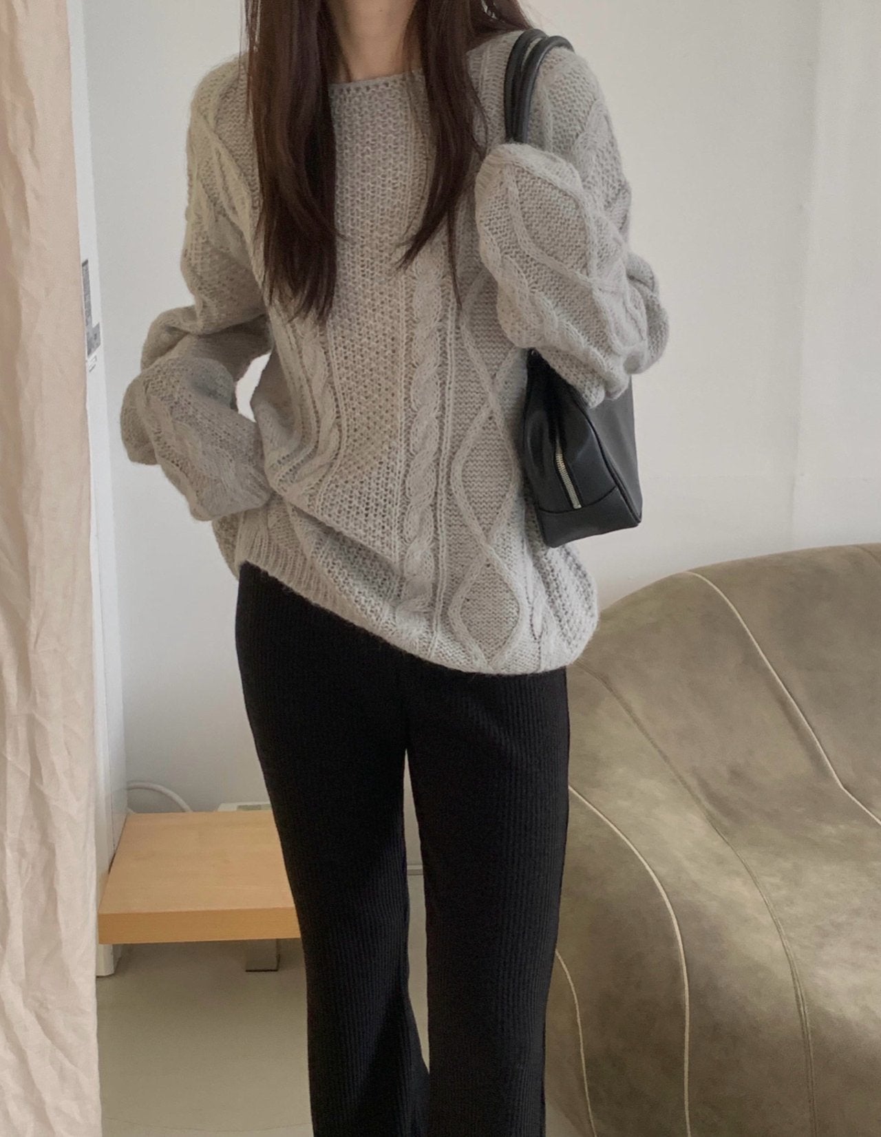 Tom rib pants-2col
