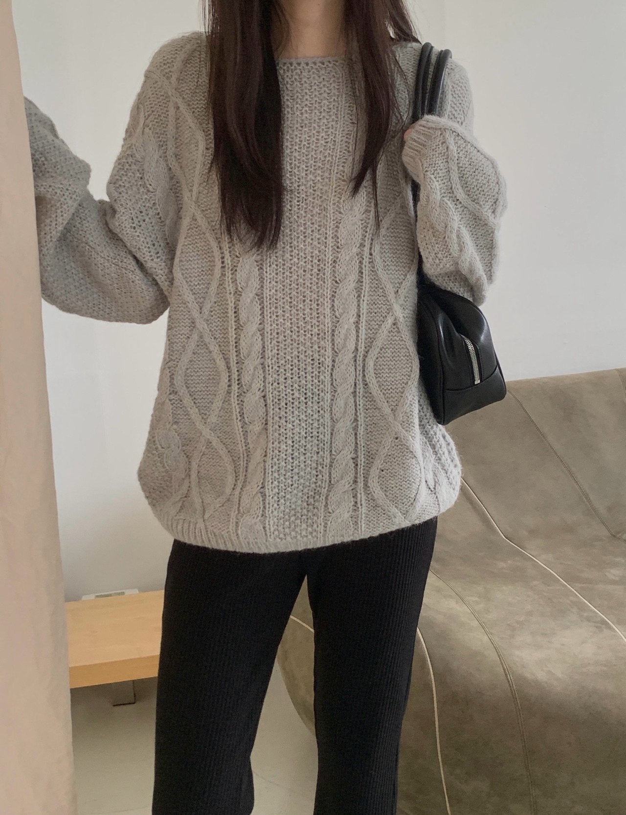 Tom rib pants-2col