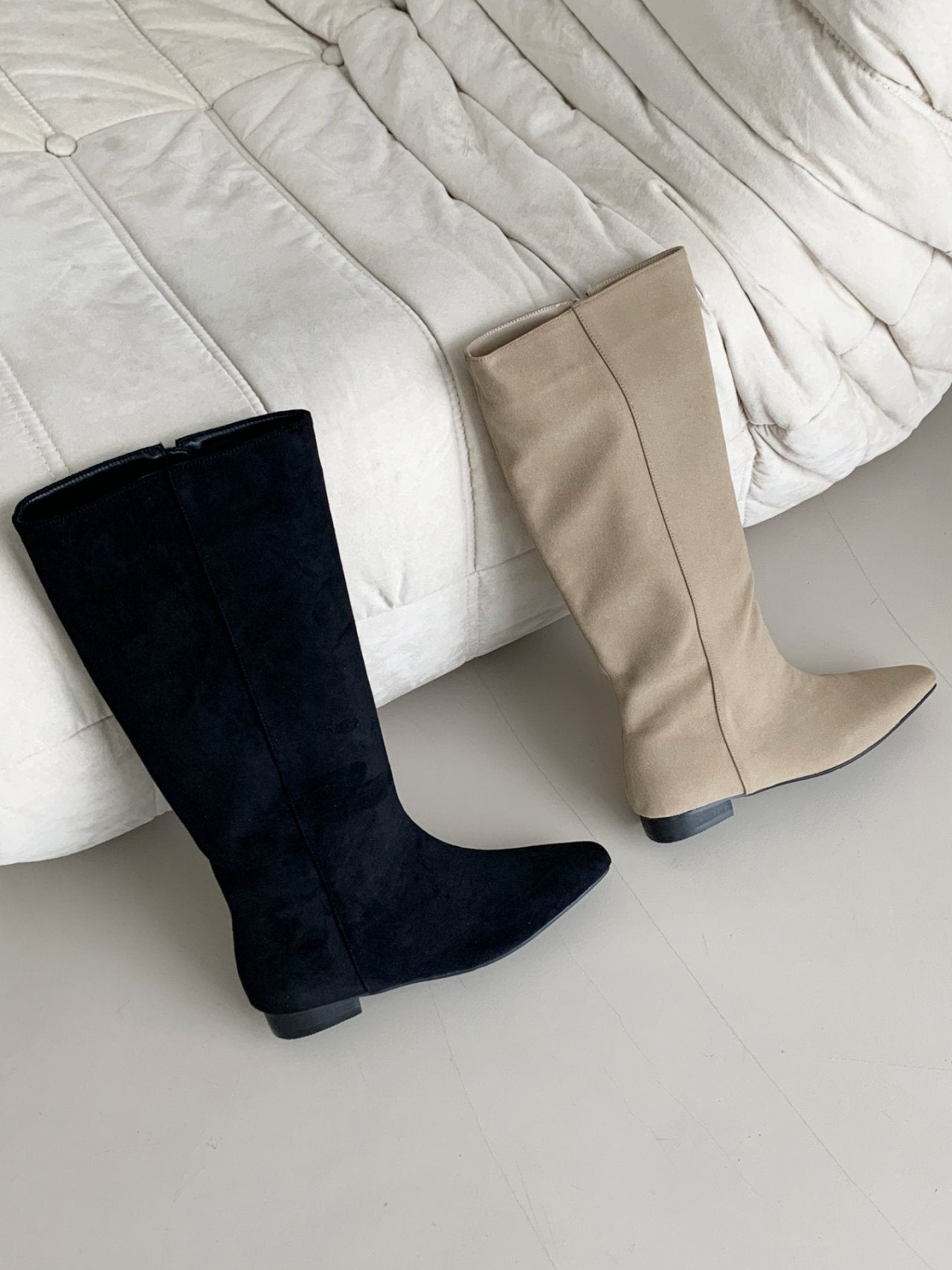 Simple Basic Suede Boots