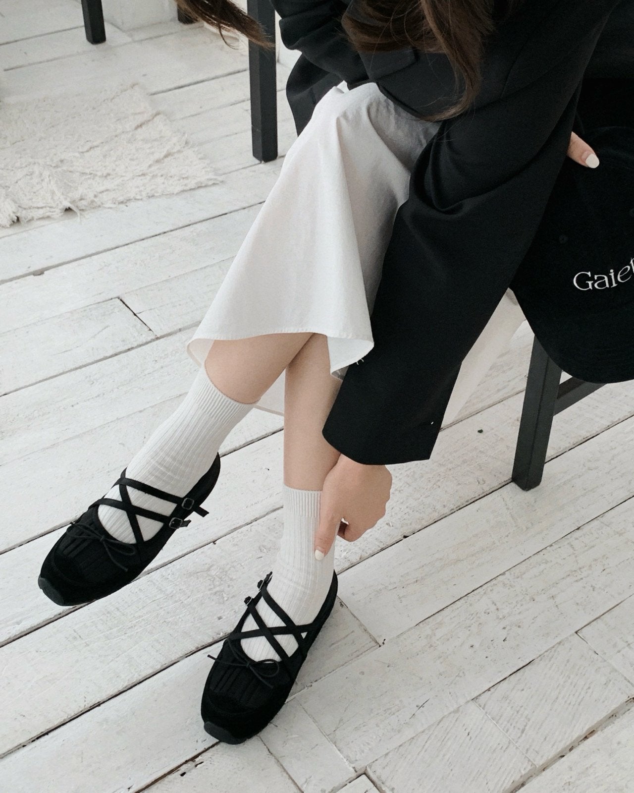 Fringe Ribbon Sneakers-3col