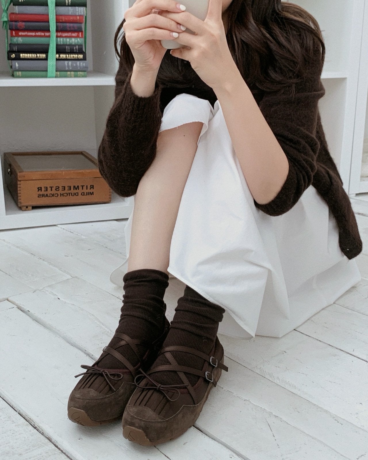 Fringe Ribbon Sneakers-3col