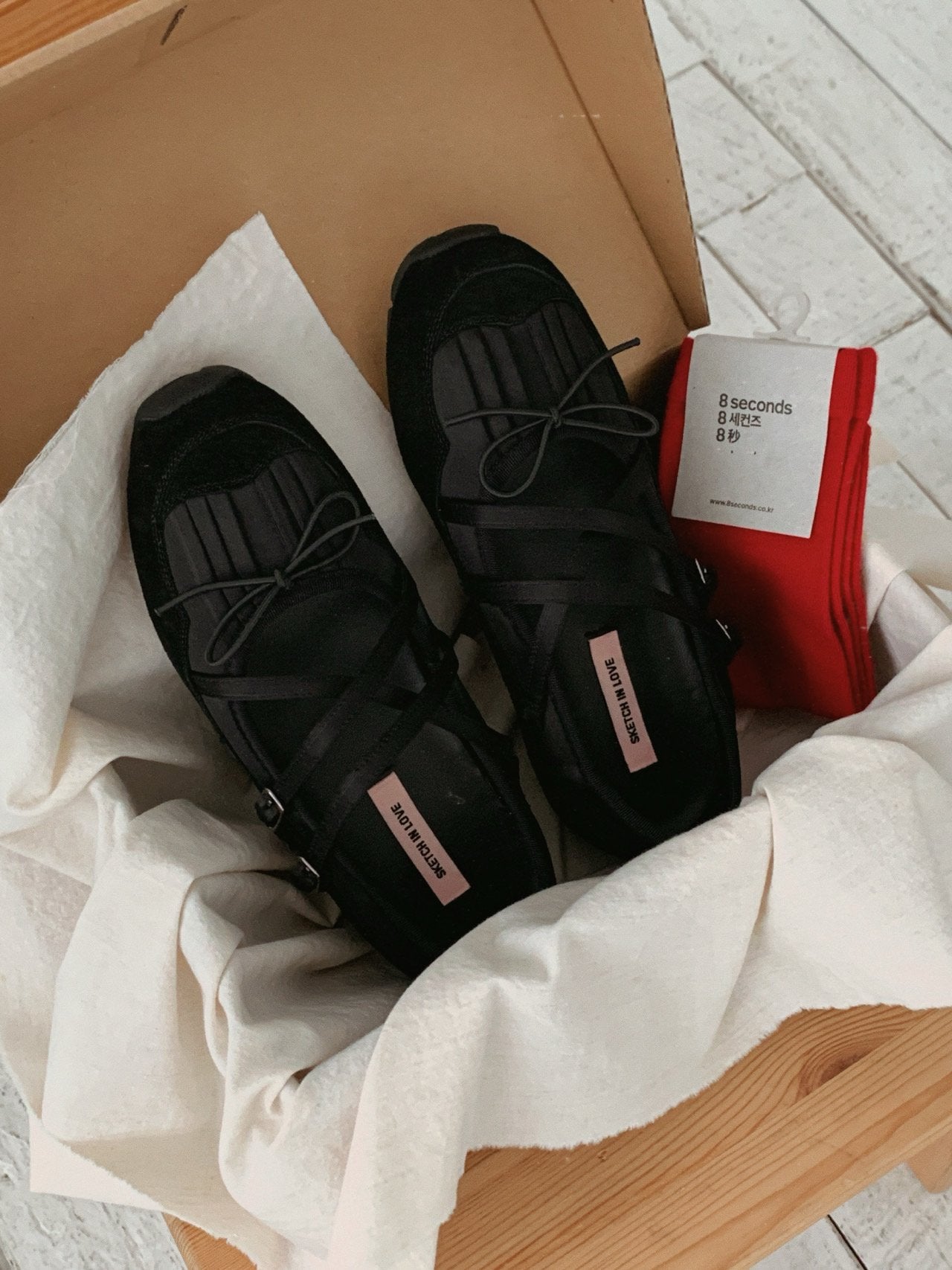 Fringe Ribbon Sneakers-3col